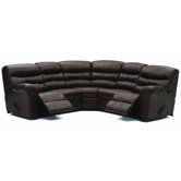 Durant Leather Reclining Sectional