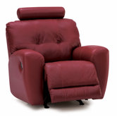 Galore Leather Chaise Recliner