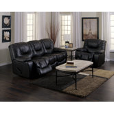 Santino 2 Piece Leather Reclining Living Room Set