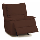 Zane Leather Chaise  Recliner