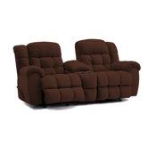 Argosy Leather Rocking Loveseat