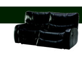 Nuzzle Leather Reclining Loveseat