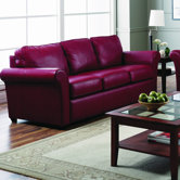 Maguire Leather Sleeper Sofa