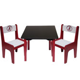 NCAA Kids' 3 Piece Table and Chair Set