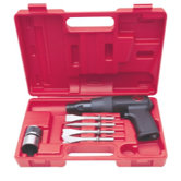 Air Hammer Kit, Shock Reduced Tool w/ Chisels