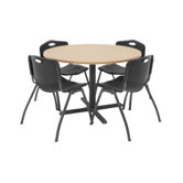 Hospitality Four Chairs with Round Table