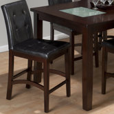Chadwick Faux Leather Tufted Parson Counter Stool