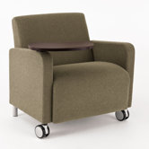 Ravenna Series Lounge Chair with Casters