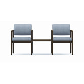Lenox Two Chairs with Wood Frame
