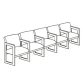 Classic Five Seats with Full Back