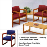 Classic Two Chairs with Open Back