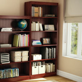 Axess Five Shelf Bookcase in Royal Cherry