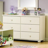 Sand Castle Double 6-Drawer Dresser