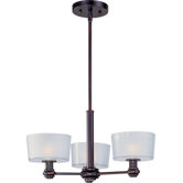 Discus 3 Light Mini Chandelier