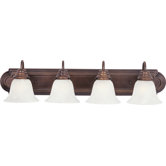 Essentials ES Four Light Bath Vanity in Oil Rubbed Bronze