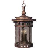Santa Barbara DC Outdoor Hanging Lantern in Sienna