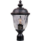 Carriage House DC  Outdoor Post Lantern in Oriental Bronze