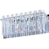 Facets Two Light Bath Vanity in Polished Chrome