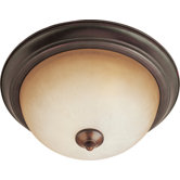 Maxim 6" 2 Light Flush Mount