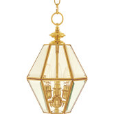 Bound Glass 3 Light Foyer Pendant