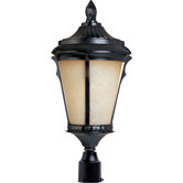 Odessa ES Large Outdoor Post Lantern in Espresso