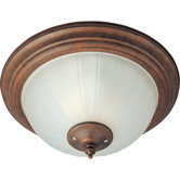 Basic-Max 60W 2 Light Ceiling Fan Light Kit in Country Stone