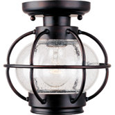 Portsmouth  Outdoor Flush Mount in Oil Rubbed Bronze