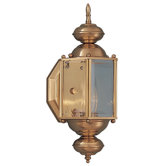 Builder Brass  Outdoor Round Wall Lantern