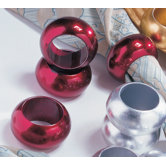 Lacquer Red Napkin Rings