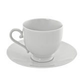 Royal White 7 oz. Sophia Teacup and Saucer