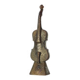 Band Violin Sculpture in Gold