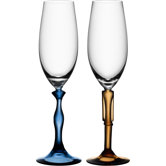 Two of Us Single Flute in Blue