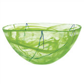 Contrast Large Lime Bowl