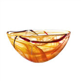 Contrast Large Orange Bowl