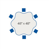 Quick Ship: Classroom Flower Table