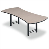 72" Presentation Top Conference Table with Slab Base