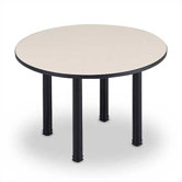 42" Diameter Round Top Conference Table with Designer Base
