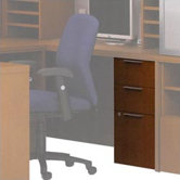 Unity Executive Wood Mobile Pedestal, File/File