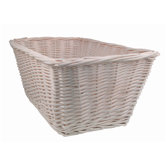 Madison Avenue Baby Basket in White
