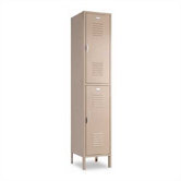 Vanguard Unit Packaged Lockers - Double Tier - 1 Section (Unassembled) - Recessed Handle