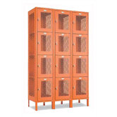 Invincible II Lockers- Four Tier- 3- Section (Unassembled)