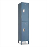 Vanguard Lockers - Double Tier - 1 Section (Assembled) - Recessed Handle
