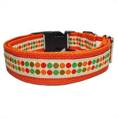 Doggy Dots Cotton Dog Collar