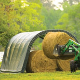 Round Style Run-In Shed