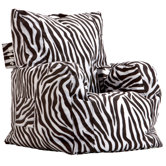 Big Joe Zebra Cuddle Bean Bag Lounger