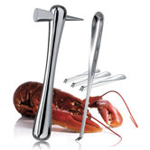 Kitchen Gourmet 5 Piece Hammer and Seafood Forks