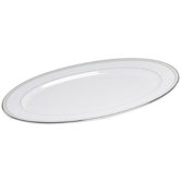 Platinum Beaded Pearl 14.25" Oval Platter