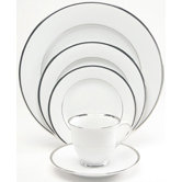 Sentiments Platinum Band 5 Piece Place Setting