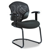 Tye Mesh Management Series Arm Chair with Cantilever Base