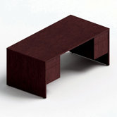 Genoa 72" W Double Pedestal Executive Desk